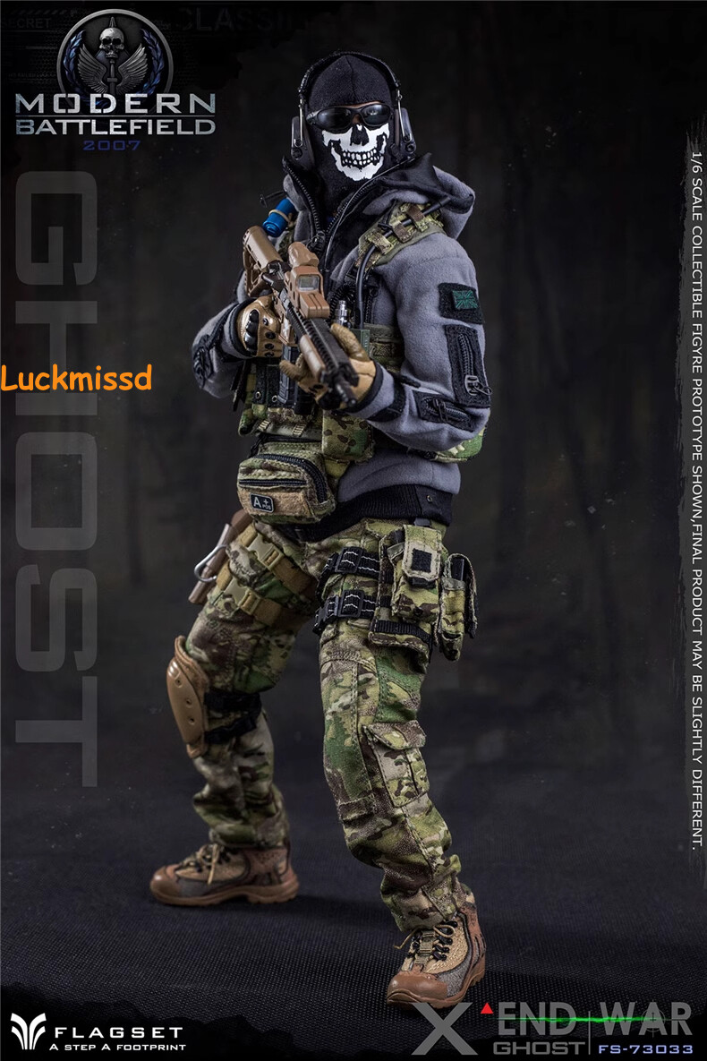 1/6 FLAGSET FS73033 END WAR GHOST « X » Tom Clancy&rsquo;s Endwar Action Figure Model