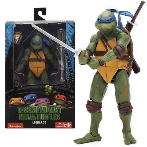 NECA Ninja Turtles 1990 Movie TMNT Teenage Toys Mutant 7&Prime; Action Figure – BNIB