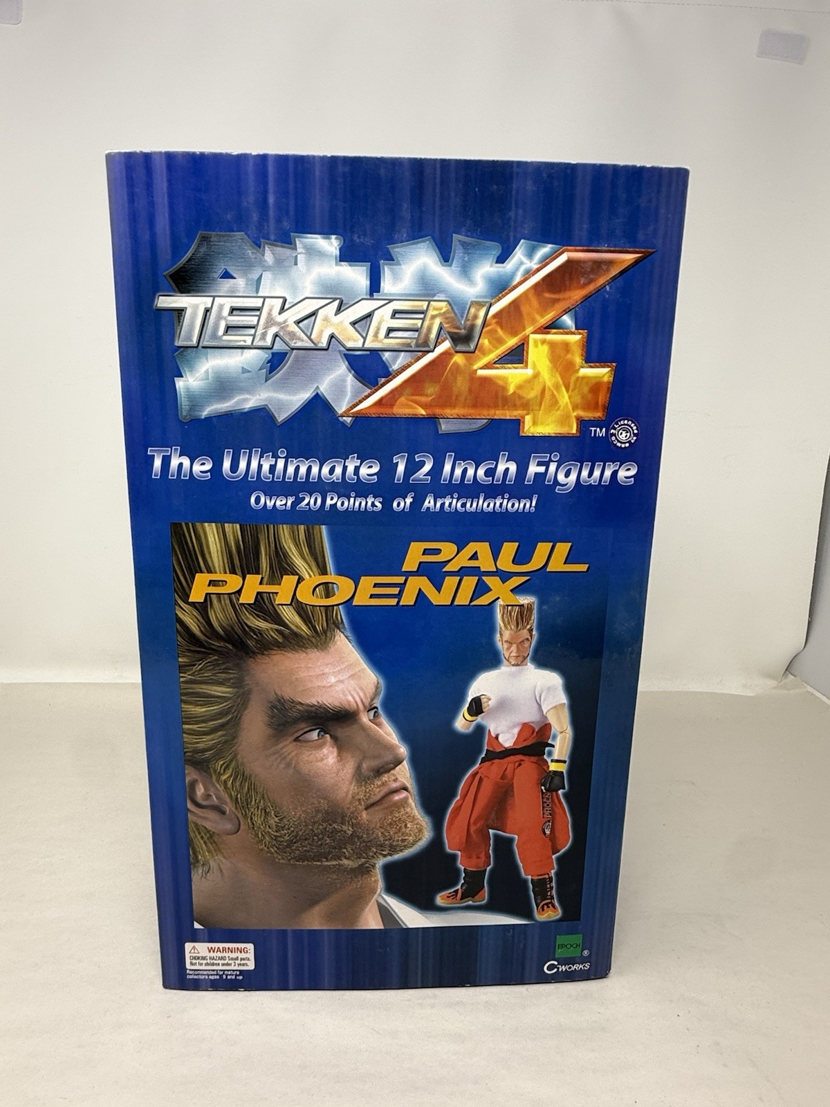 Tekken 4 Paul Phoenix The Ultimate 12 Inch Action Figure EPOCH Namco DAMAGED BOX