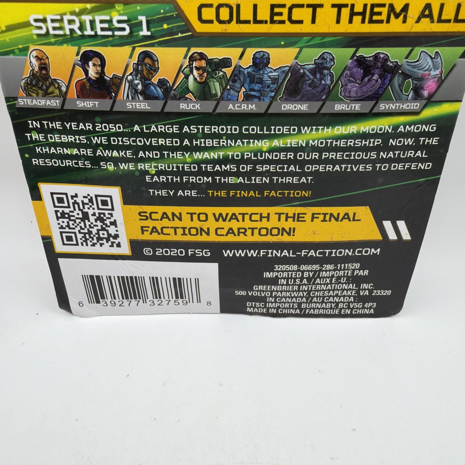 Final Faction Sergeant Steel Alpha Team 1 3.75 Inch Action Figure BRAND NEW SEAL
