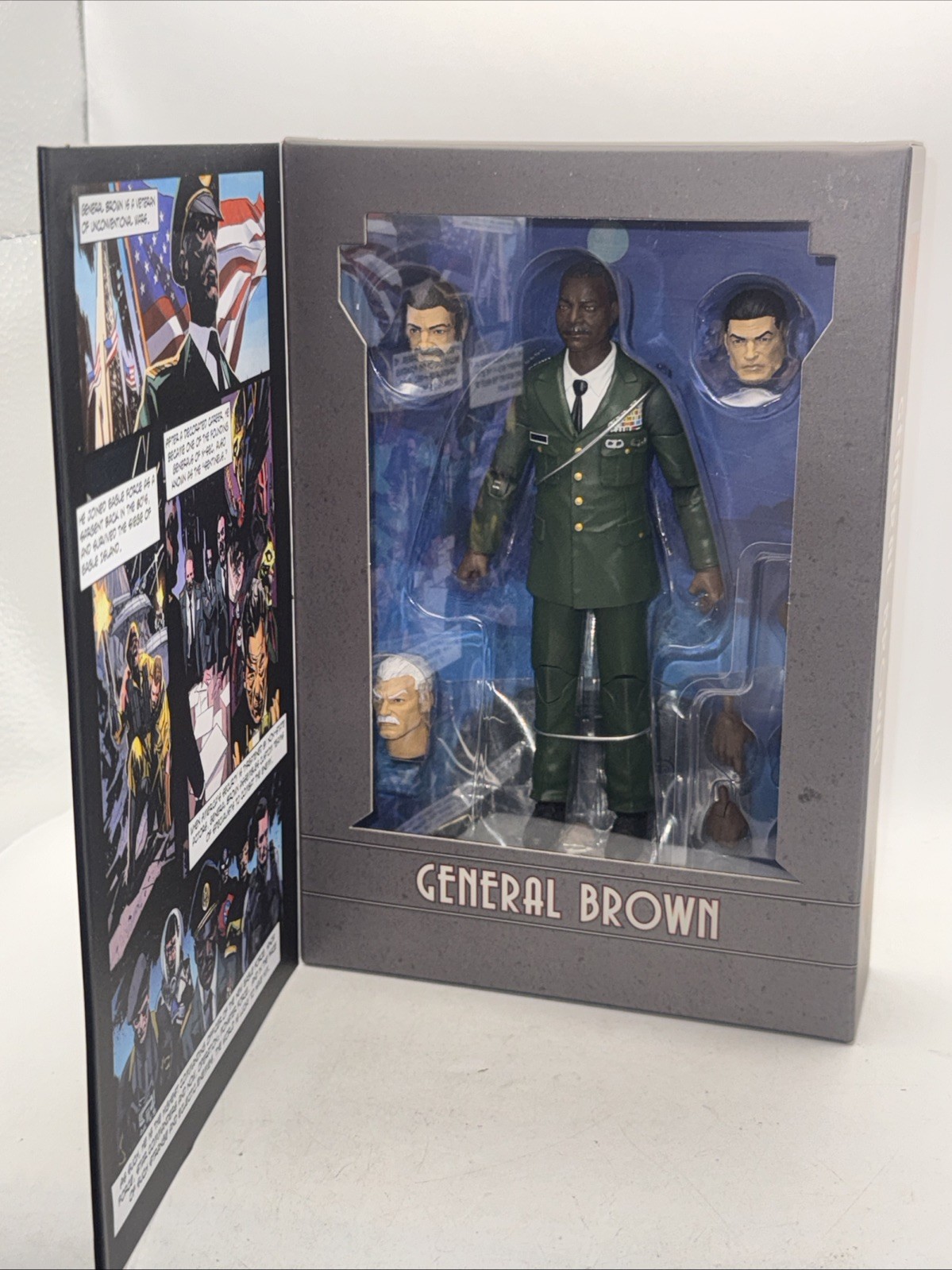 OPERATION MONSTER FORCE GENERAL BROWN BBTS 6&Prime; INCH 1:12 SCALE ACTION FIGURE RARE