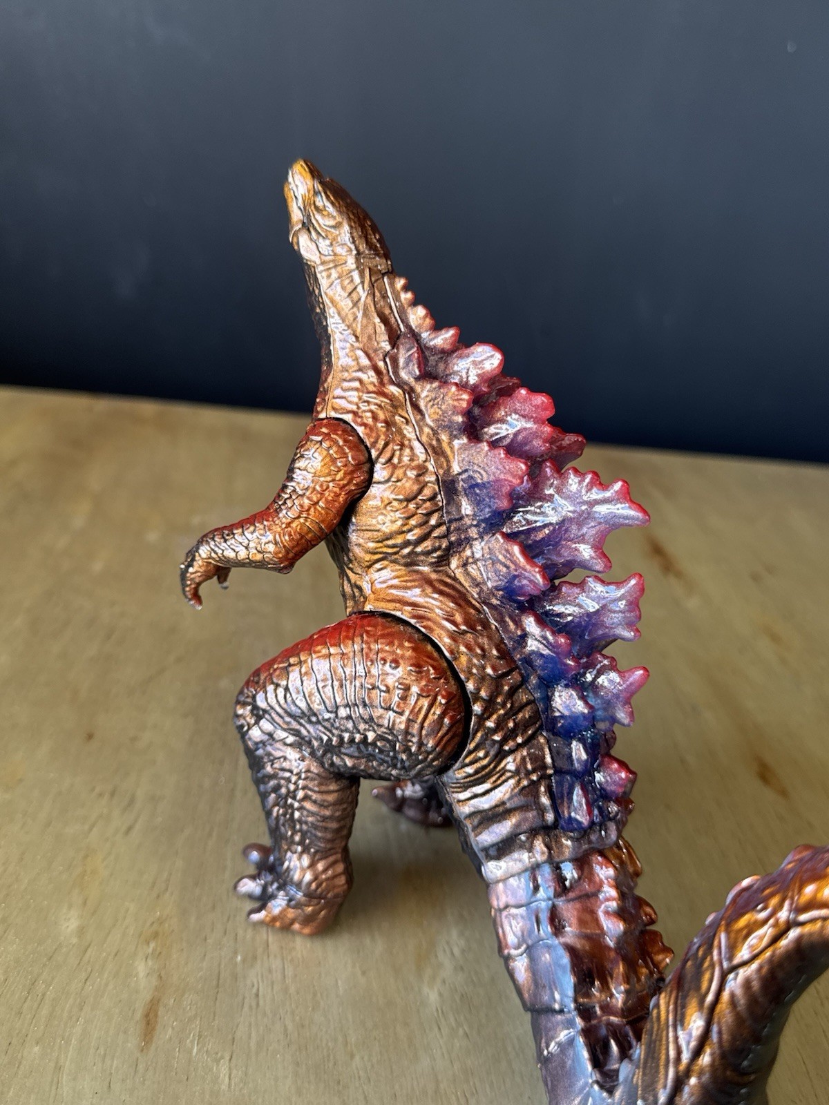 Custom Burning Godzilla Sufubi Style Paint Very Unique Item One Of A Kind