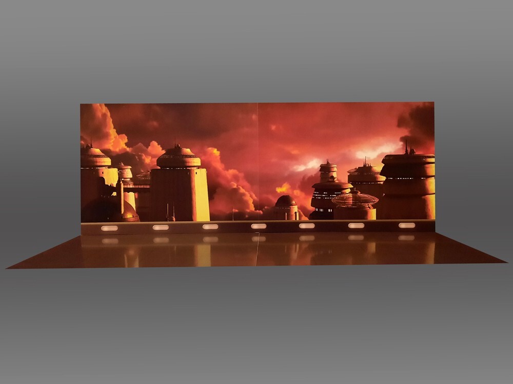 Oversize Bespin Skyline Backdrop Star Wars TVC Black Series Hasbro Kenner