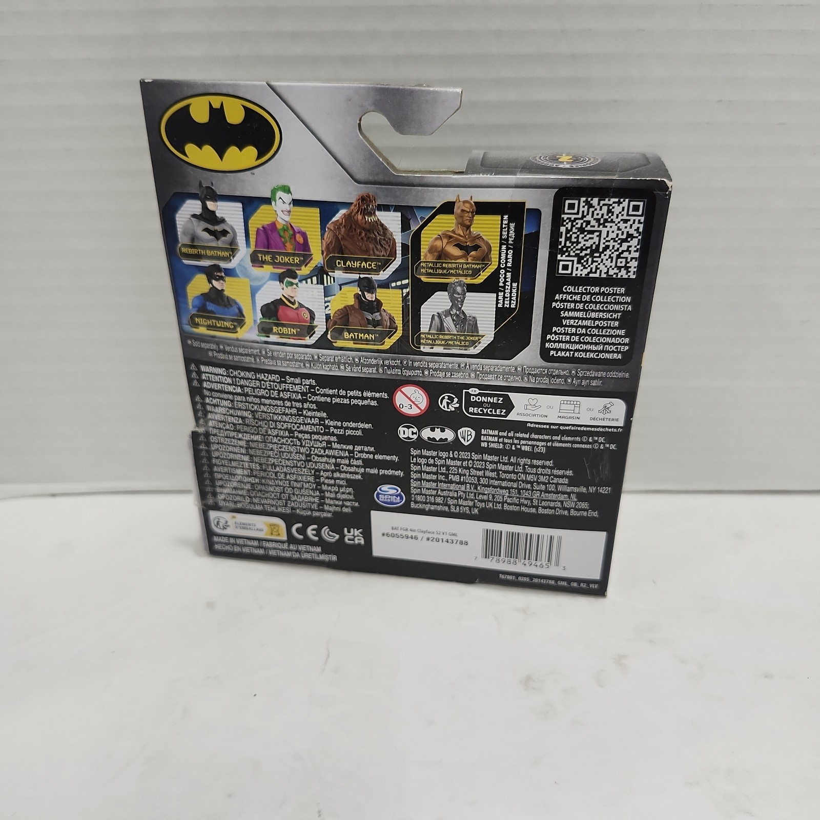 Clayface – Sealed 4&Prime; Inch series Action figure – DC Batman series Spin Master
