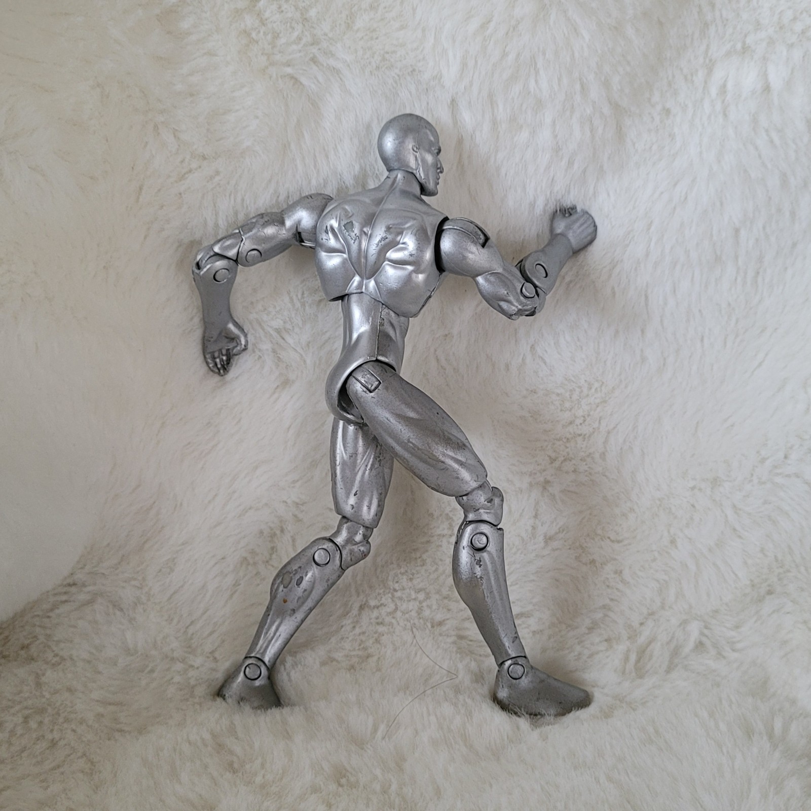 Hasbro Marvel Silver Adjustable Action Figure Plastic Collectible 2007 2000-2009