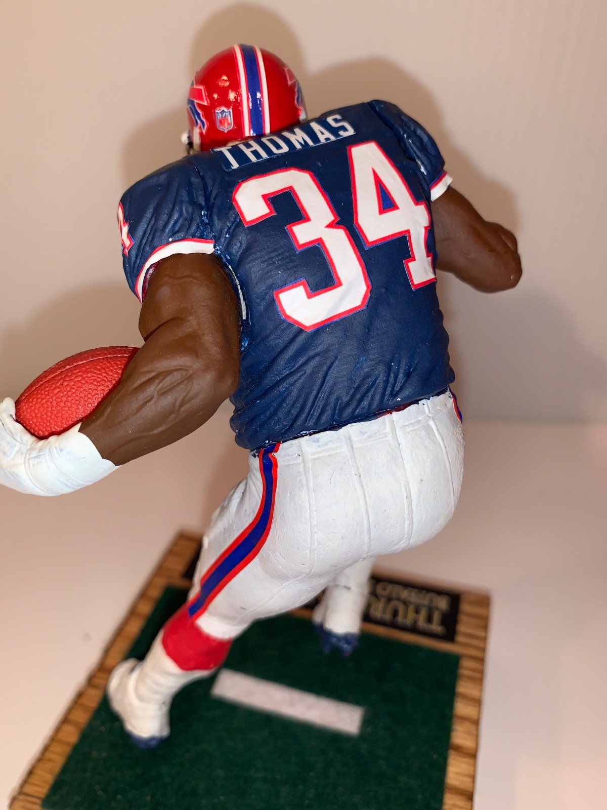Custom NFL Mcfarlane football Buffalo Bills Hall of Fame RB Thurman Thomas MVP