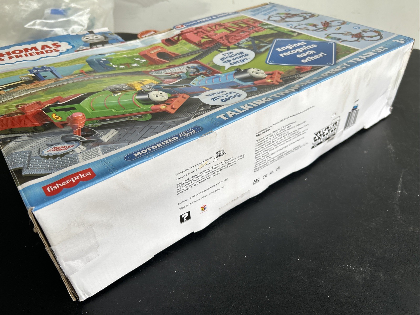 Thomas & Friends Talking Thomas & Percy Engines with Track, Sounds & Phrases Set