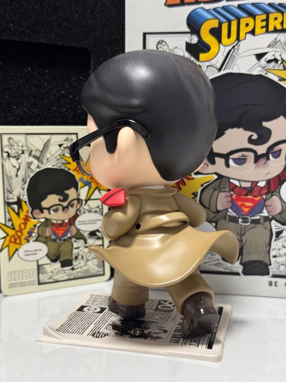 Official Authentic Superman Kubo Figurine Art Toy Cute Gift HOT!