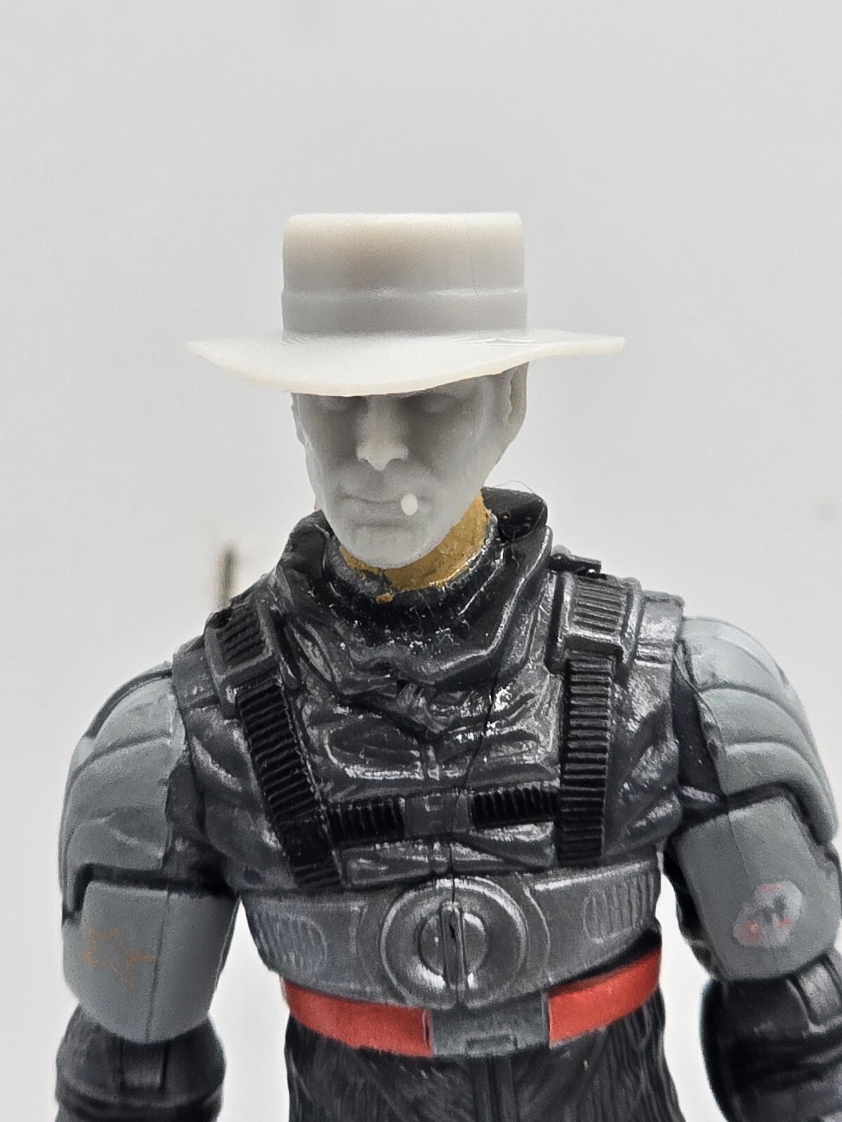3d Printed Clint EASTWOOD Head #4 1:18 3 3/4&Prime; GI Joe 25th Anniversary B20