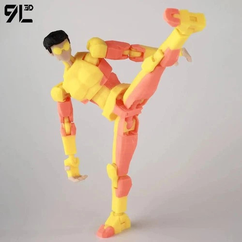 14cm 3D Printed Invincible Superhero Action Figures with Articulatable Limbs