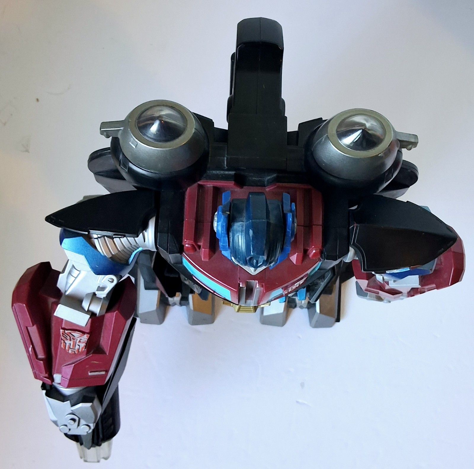 2008 Transformers Mega Power Bots OPTIMUS PRIME Hasbro 12&Prime; (Lights Up And Talks)