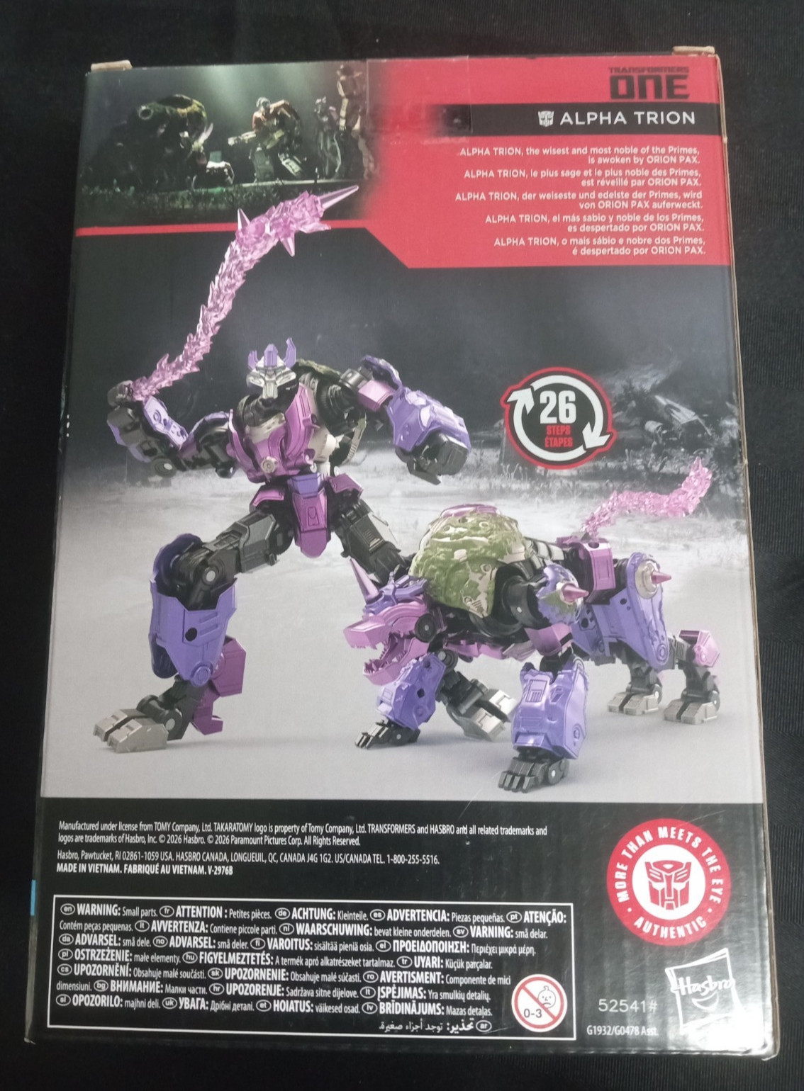 Hasbro Transformers One Studio Series Voyager Class Alpha Trion Figure NEW