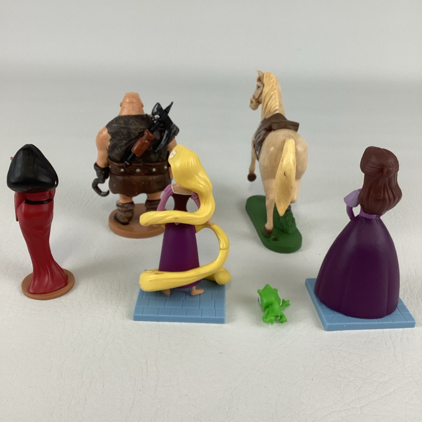 Disney Tangled Figures Toppers Rapunzel Hook Hand Pub Thug Arianna Maximus Lot