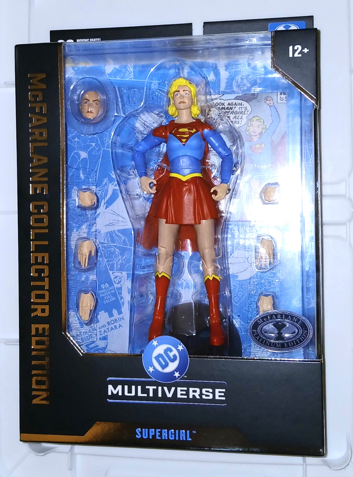 McFARLANE DC MULTIVERSE COLLECTOR EDITION # 59 SUPERGIRL PLATINUM 7&Prime; FIGURE NEW