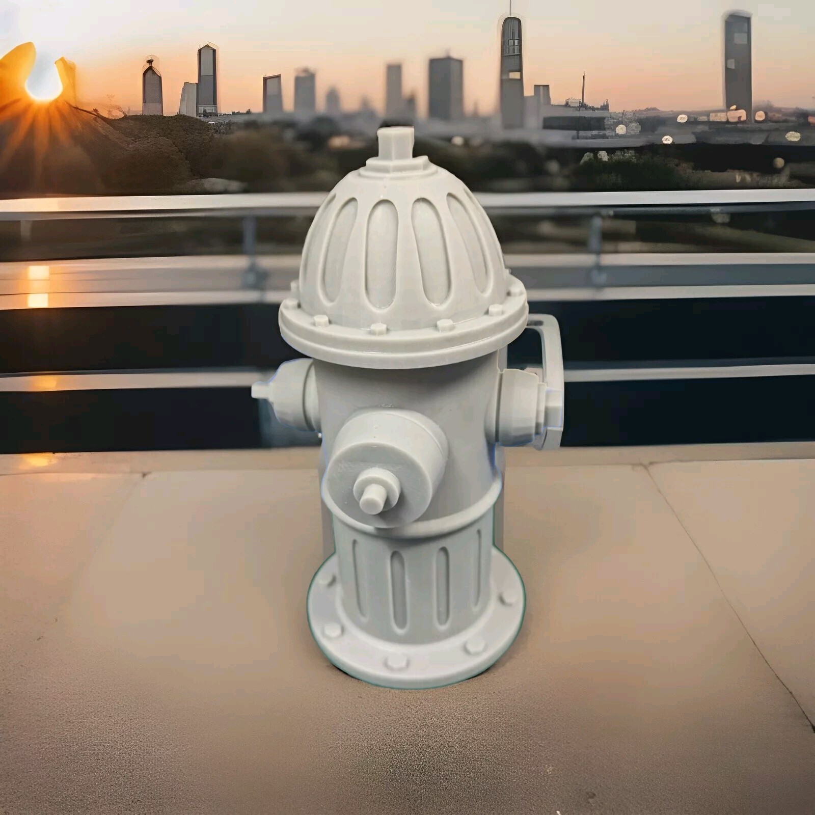 1/6 scale fire hydrant action figure diorama dollhouse model train RESIN 4.5&Prime;