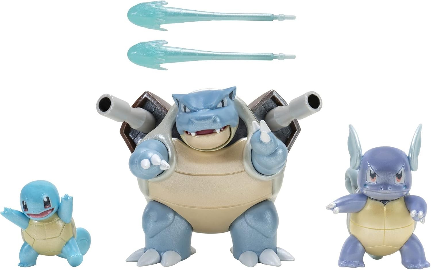 Select Evolution 3 Pack – Features 2-Inch Squirtle, 3-Inch Wartortle & 4.5-In…