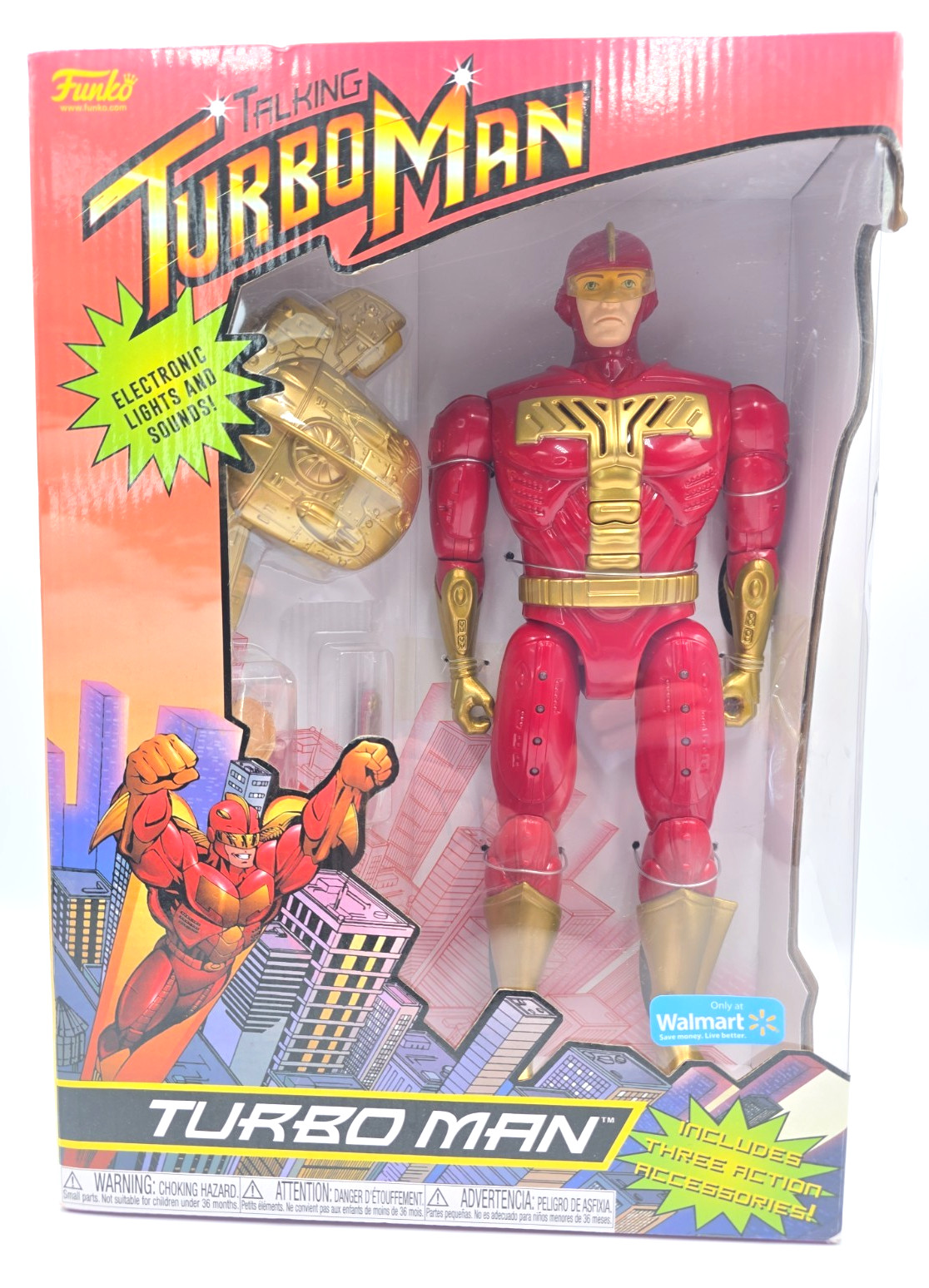 Funko Talking Turbo Man 13.5&Prime; Action Figure Walmart Exclusive