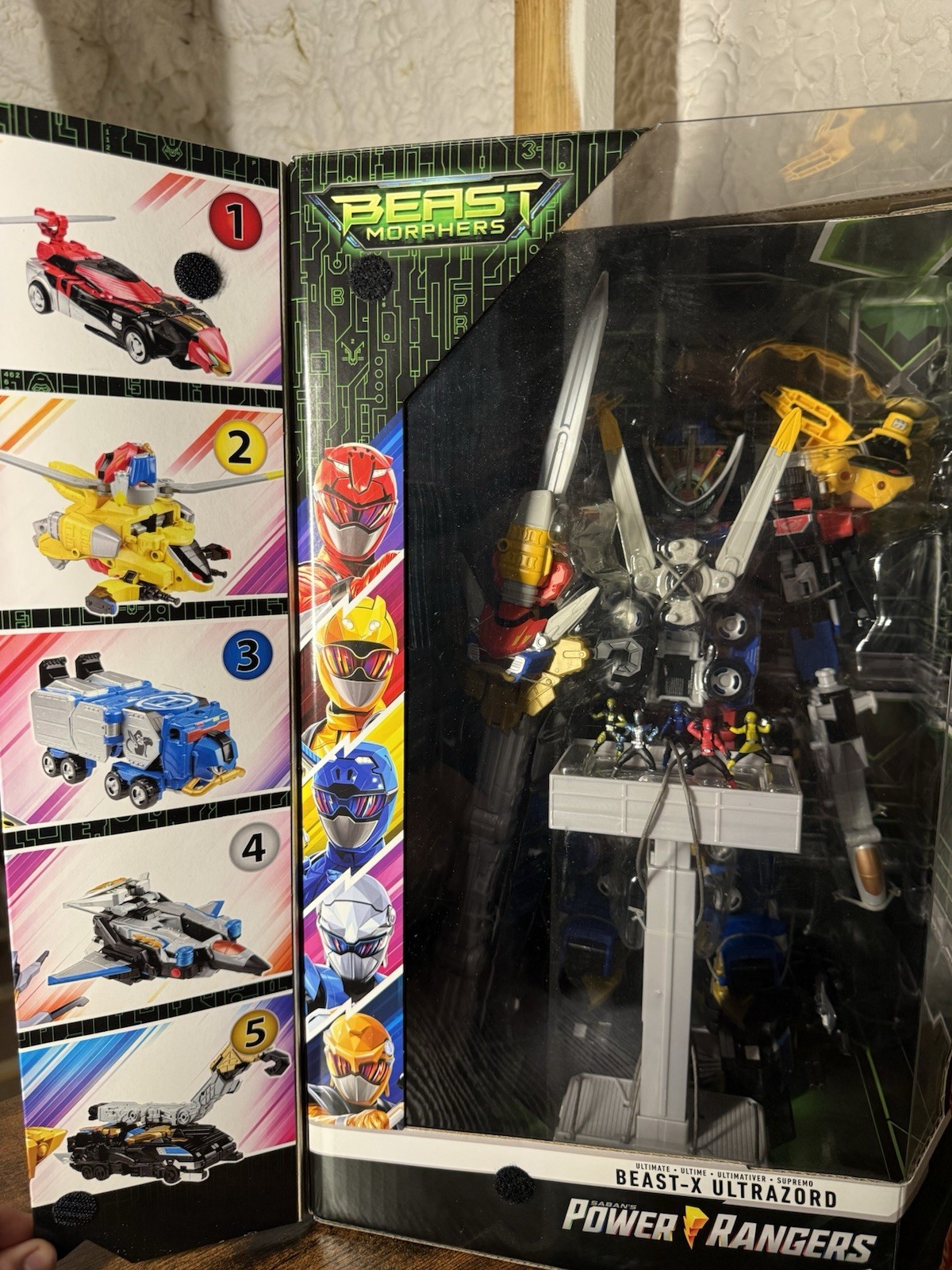 Power Rangers Beast Morphers Ultimate Beast-X Ultrazord Action Figure(Brand New)