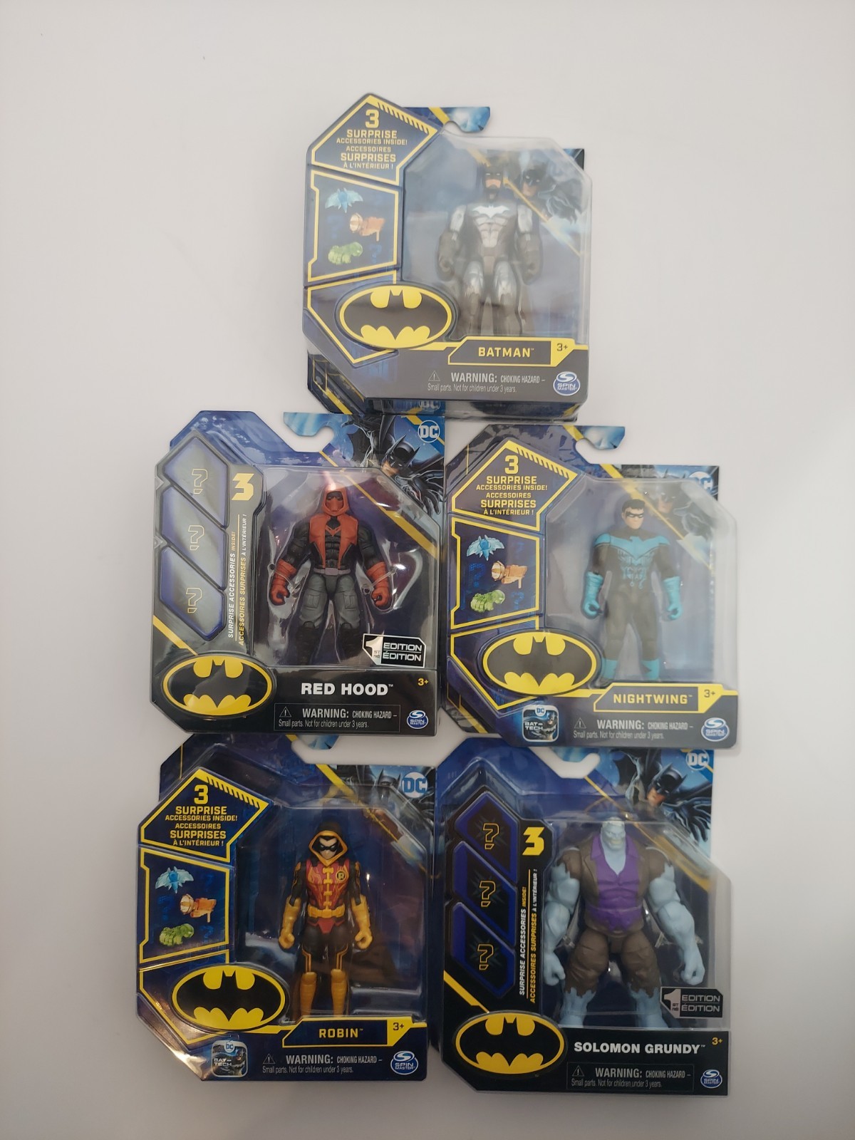 SPIN MASTER DC Heroes And Villians Figure Lot 5 Total New In Box