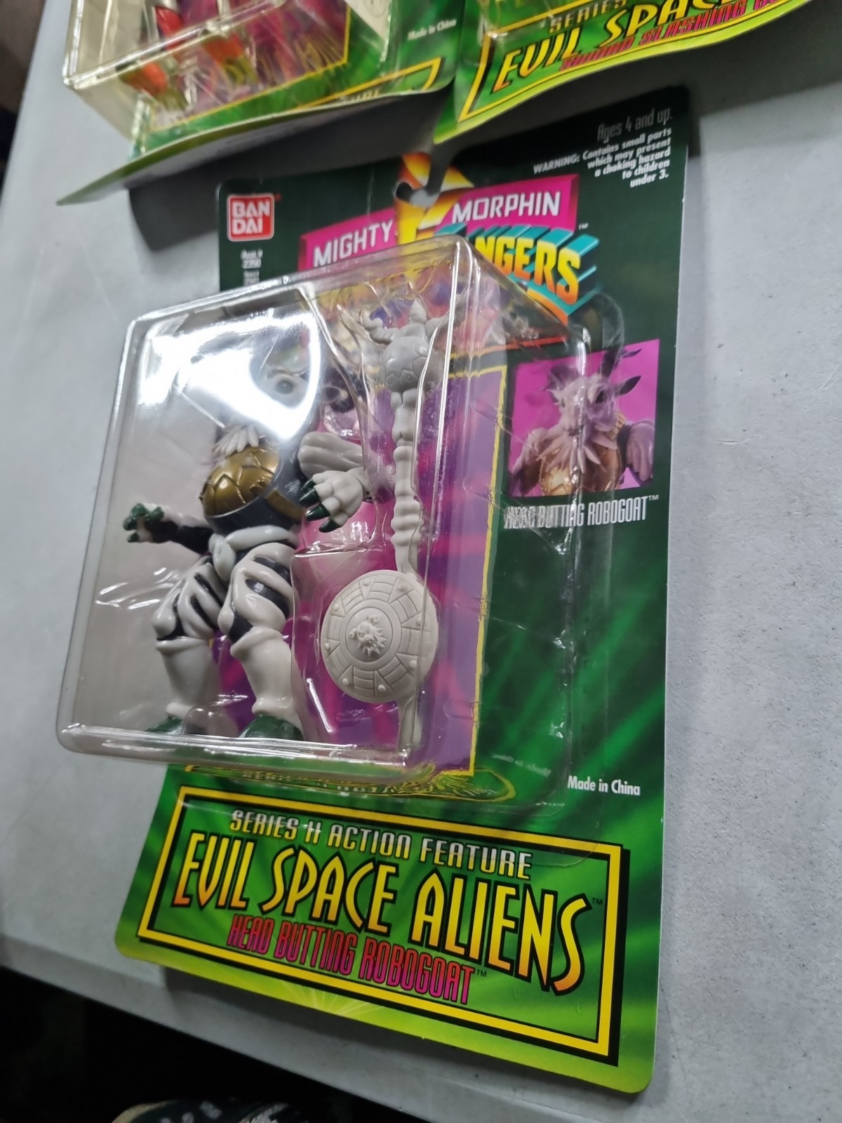 Mighty Morphin Power Rangers Evil Space Aliens Goldar Zedd Robogoat Bandai 1994