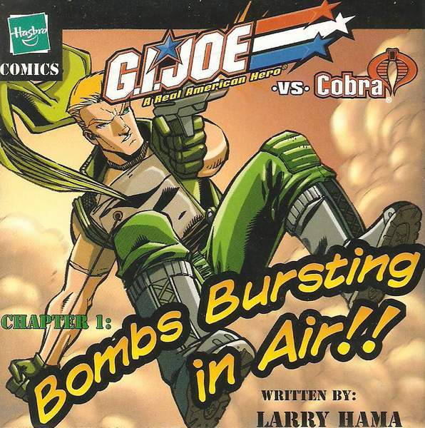 2002 GI Joe vs Cobra MINI COMIC #1 catalog Bombs Bursting In Air LARRY HAMA JTC