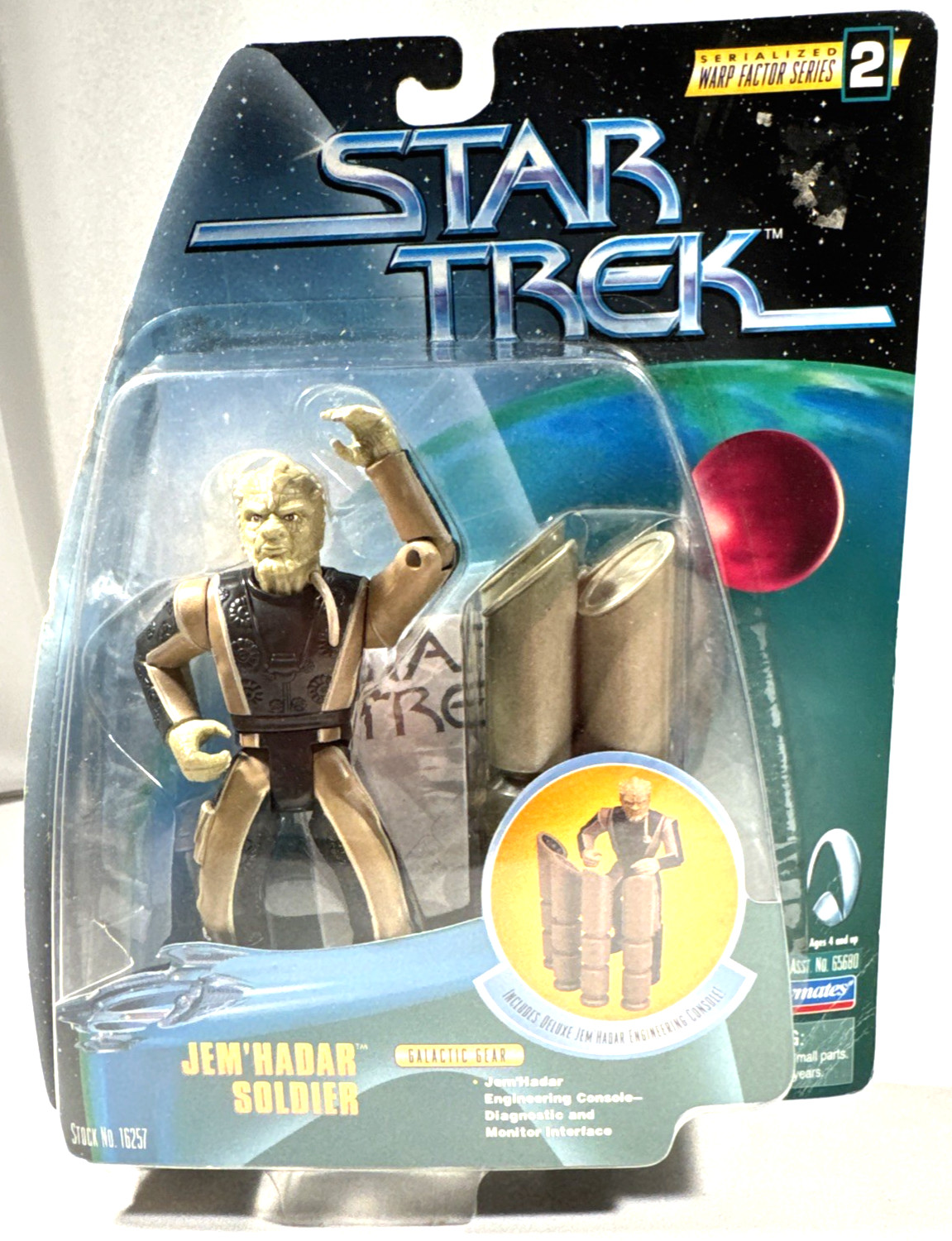 Star Trek Jem’Hadar Soldier Action Figure Playmates 1998 Warp Factor Series 2
