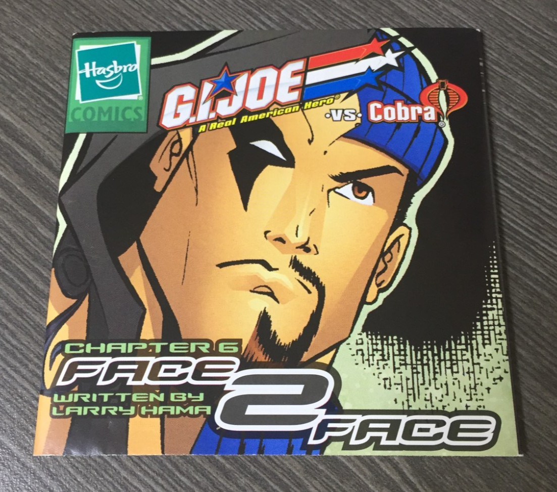 2002 GI Joe FACE 2 FACE Chap 6 by Larry Hama Comic Catalog Hasbro ARAH