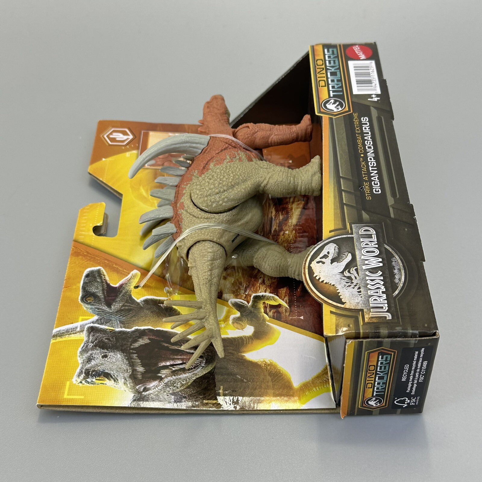 Mattel Jurassic World Strike Attack Gigantspinosaurus Dinosaur Figure 7&Prime; Length