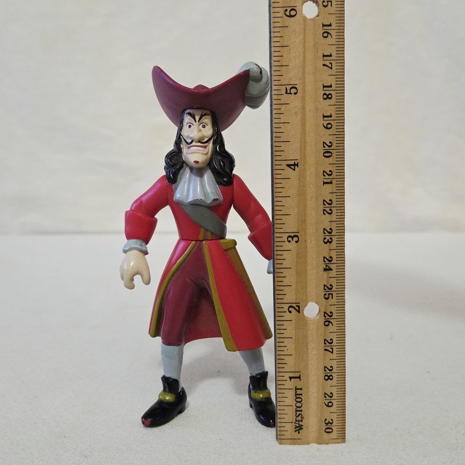 Disney 1993 Captain Hook Action Figure (with wear)