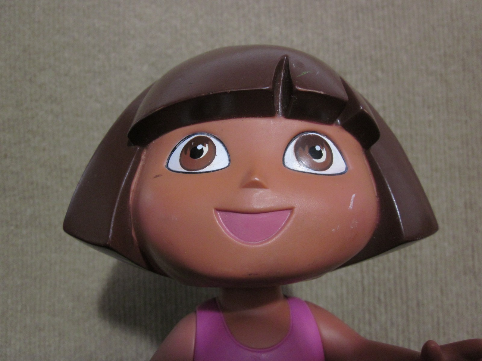 2002 Mattel Dora The Explorer Bath Time Splash Around Doll Hard Plastic 7.5&Prime;