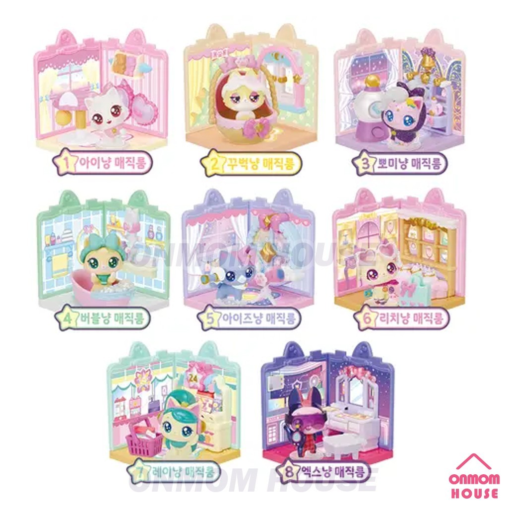 Wishcat Magic Room Vol.2 8 Types Mini Figure Set Korean Toy 2026