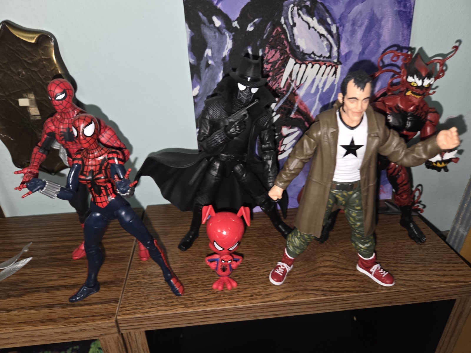 Marvel Legends AF Spider-Man Noir Red Goblin May Day Spider-ham Modok