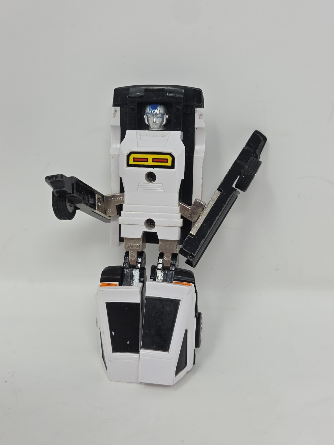 Vintage 1984 Bandai GOBOTS GO BOTS – PUZZLER JIGSAW Police White Car See Pics