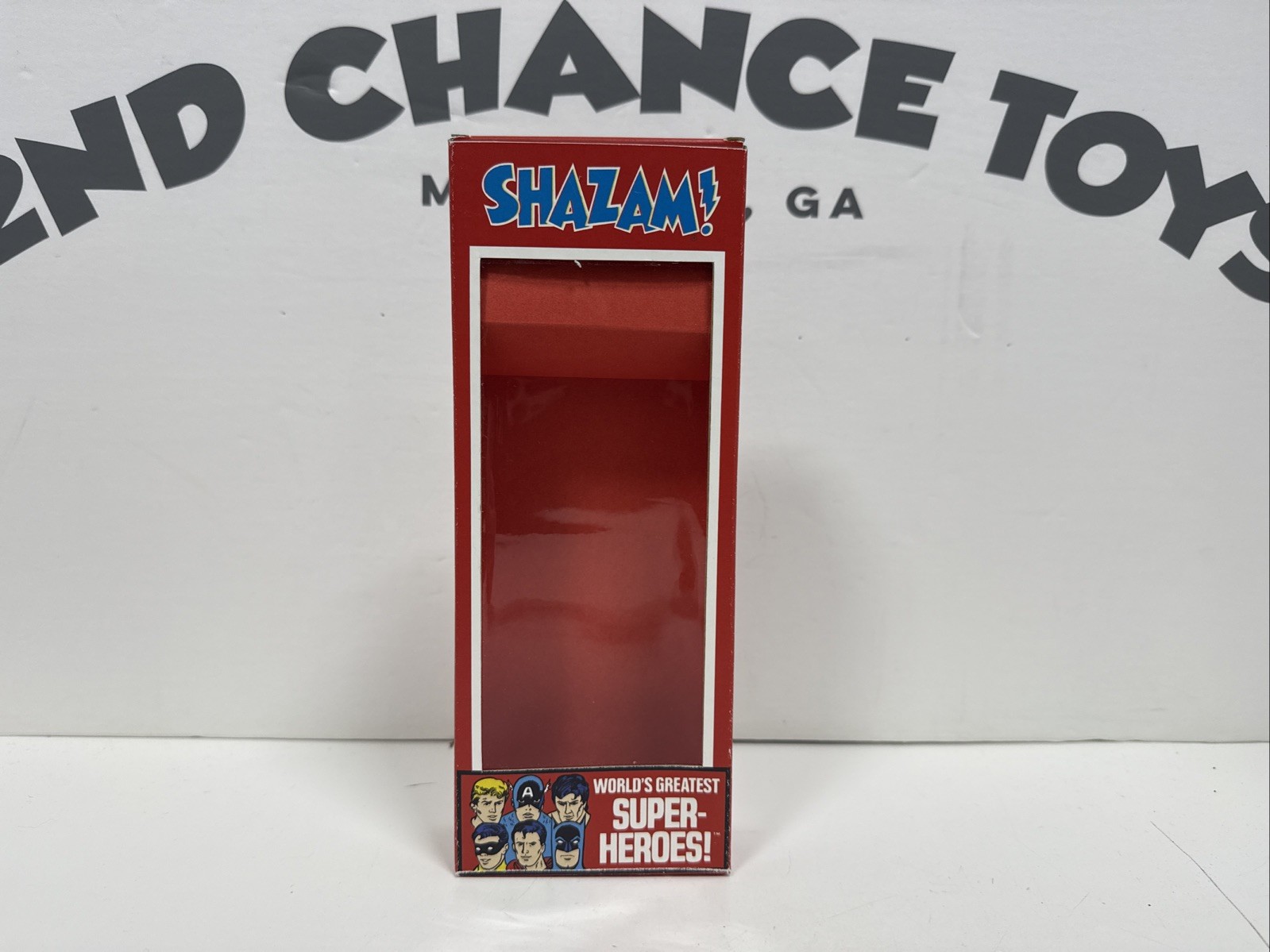 Mego SHAZAM! box for 8&Prime; Action Figure – Box Only