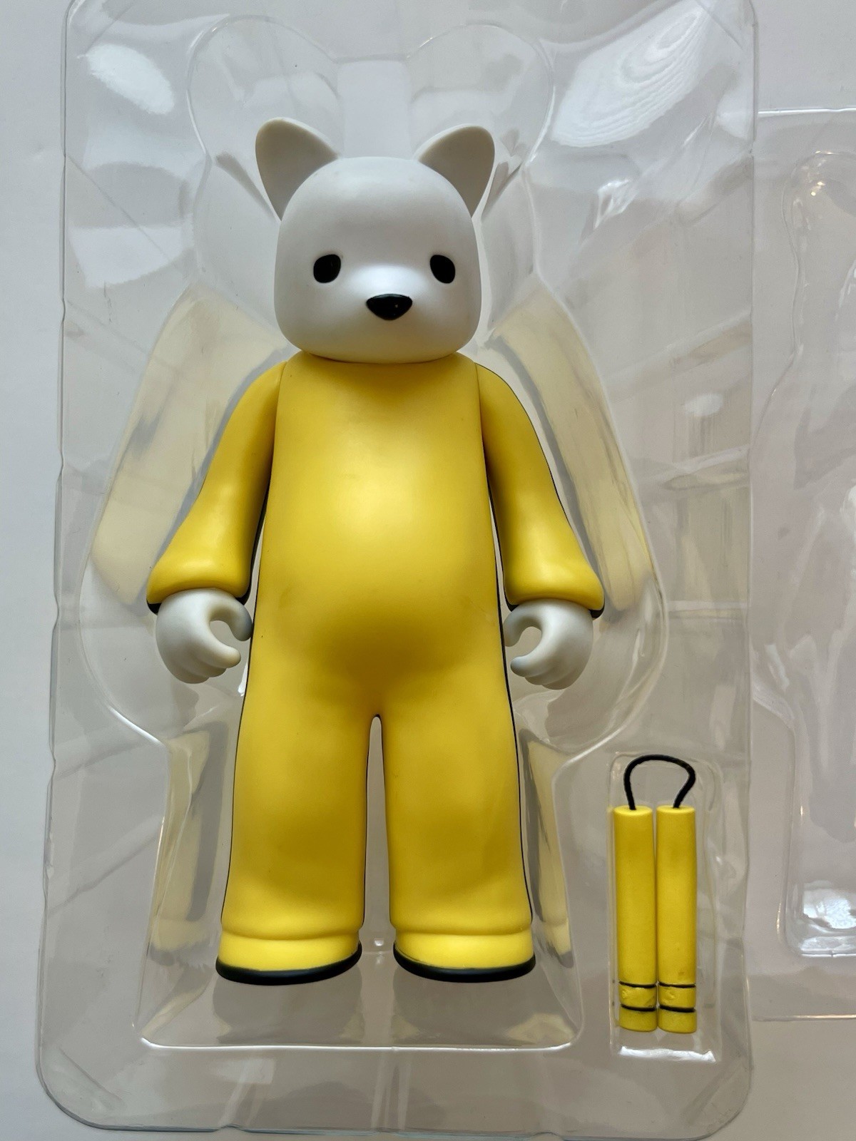 Signed VTSS Bruised Lee Luke Chueh OG Yellow Edition Bruce Lee Toy Figure