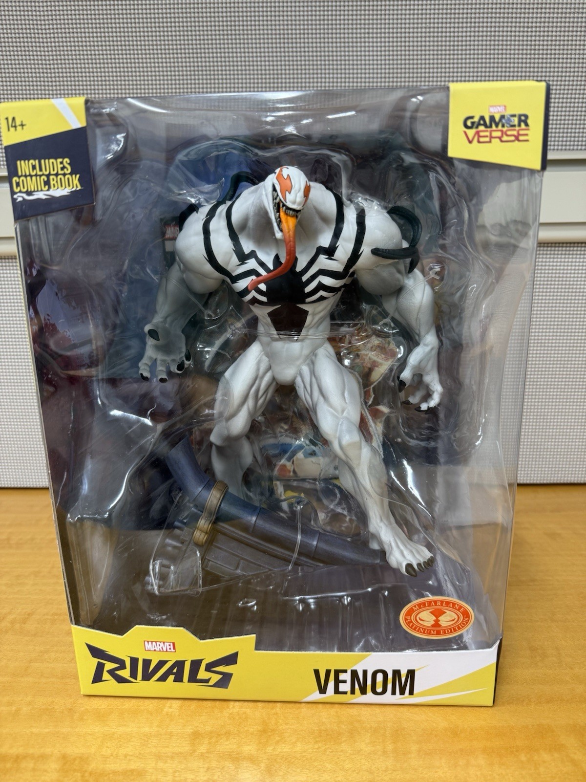 MCFARLANE MARVEL RIVALS VENOM PLATINUM 1:6 SCALE NEW SEALED FIGURE