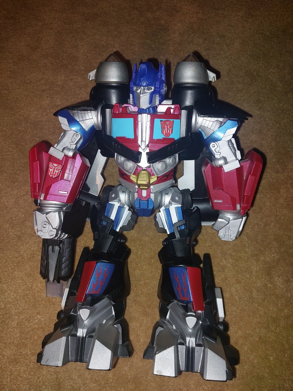 2008 Transformers Mega Power Bots OPTIMUS PRIME Hasbro 12&Prime; Sound Works