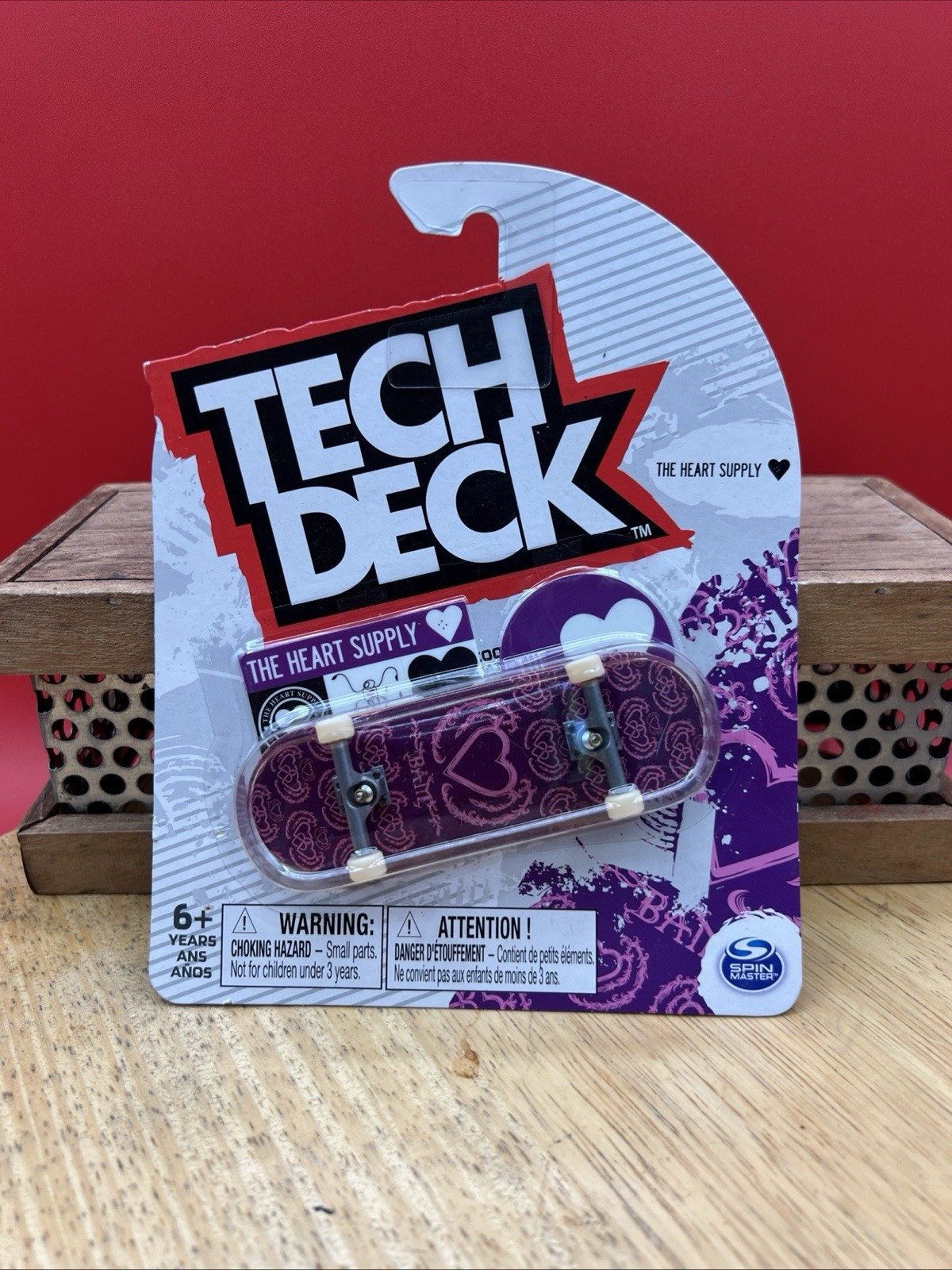 Tech Deck Bam Margera The Heart Supply Ultra Rare Jackass Legend Rip Purple 🛞