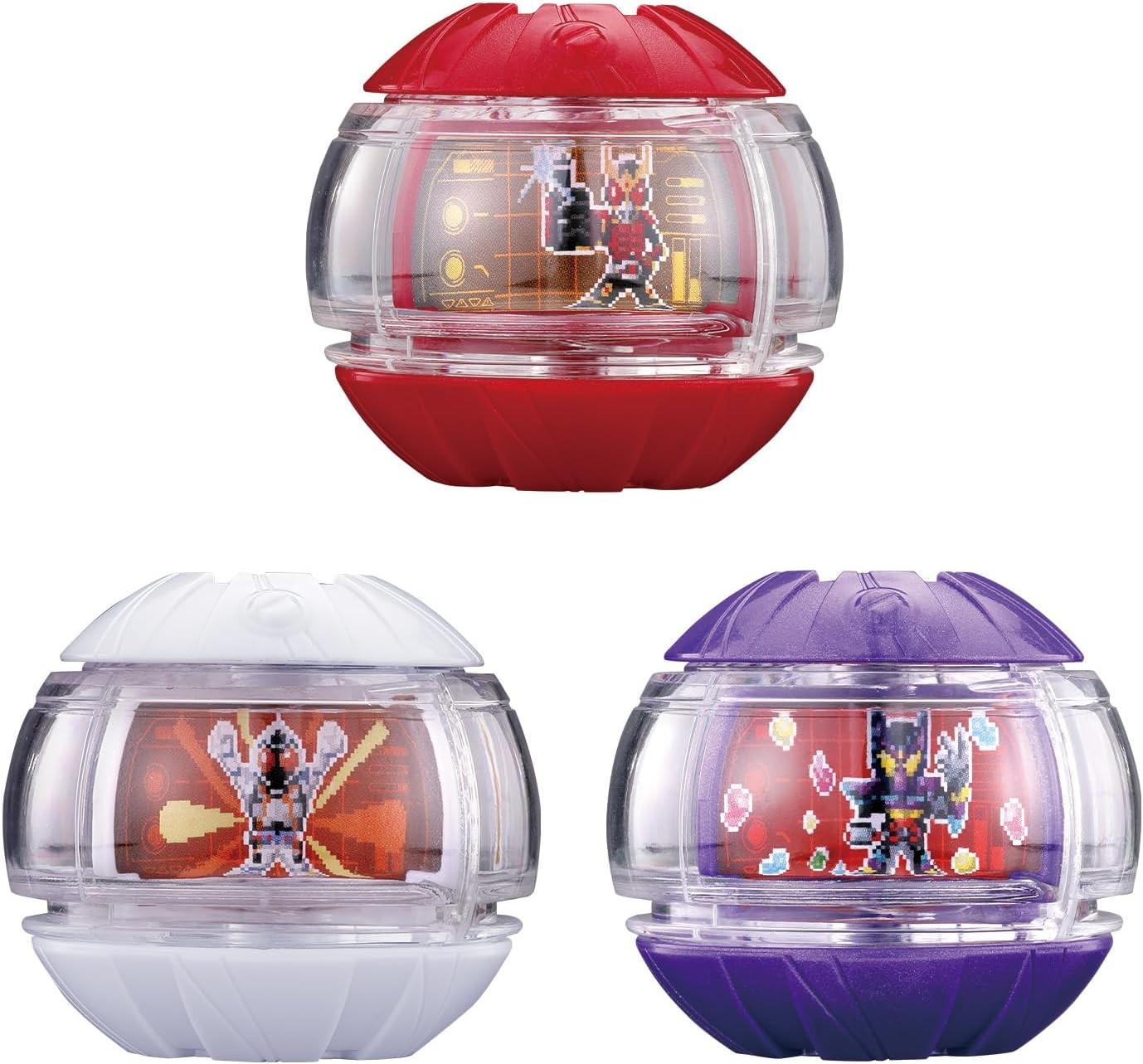 BANDAI KAMEN RIDER ZEZTZ DX LEGEND RIDER CAPSEM SET 01