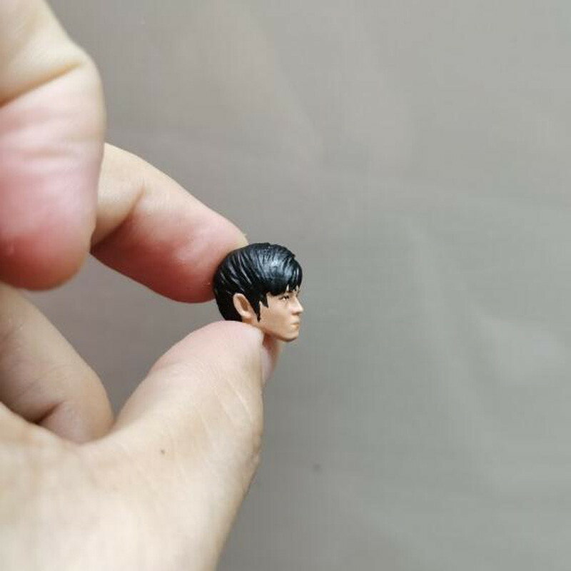 Painted 1/18 Scale Infernal Affairs Edison Chen Head Sculpt Fit 3.75&Prime; Figure