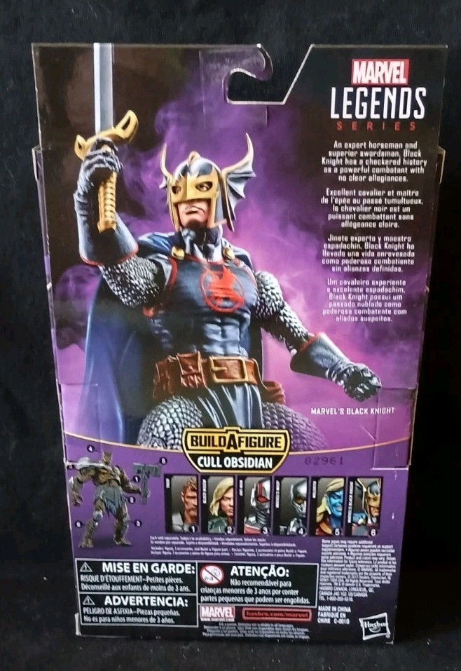 HASBRO Marvel Legends BLACK KNIGHT Cull Obsidian BAF Action Figure Avengers