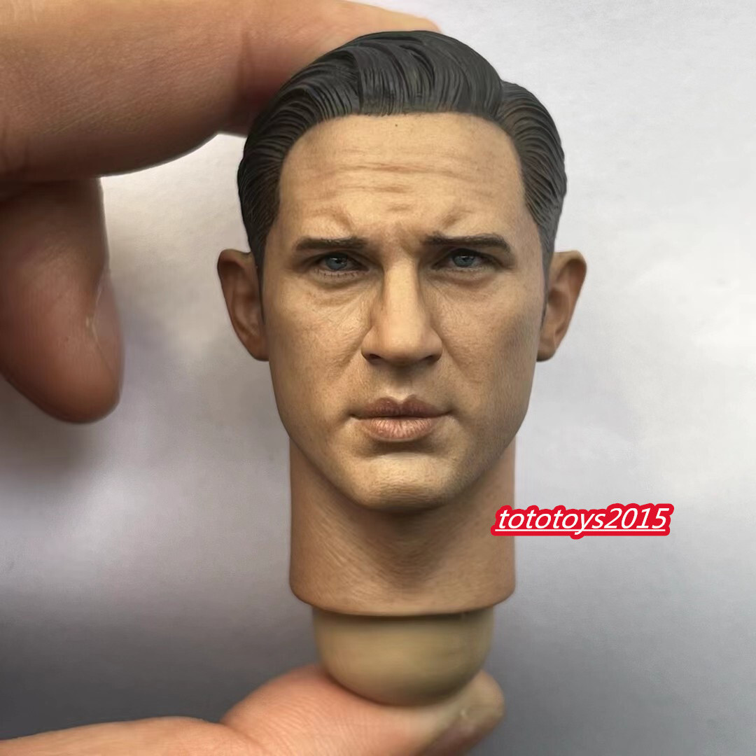 1/6 Tom Hardy Man Neck Head Sculpt Model For 12 » Male Action Figure Body Toy