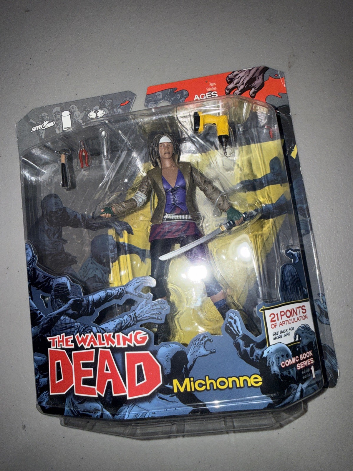 The Walking Dead Michonne Figure – Comic Book Series 1 McFarlane Toys Sealed