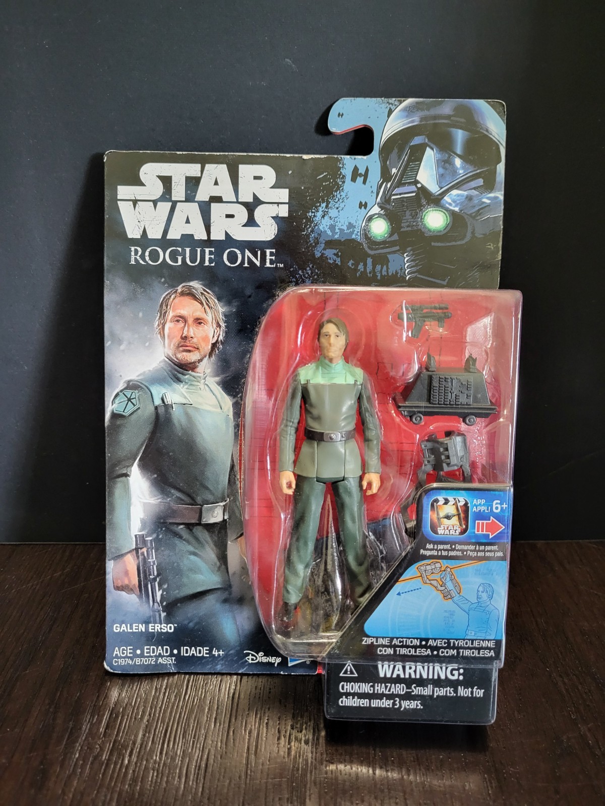 Galen Erso 3.75&Prime; 2016 STAR WARS Hasbro Rogue One R1 MOC NEW