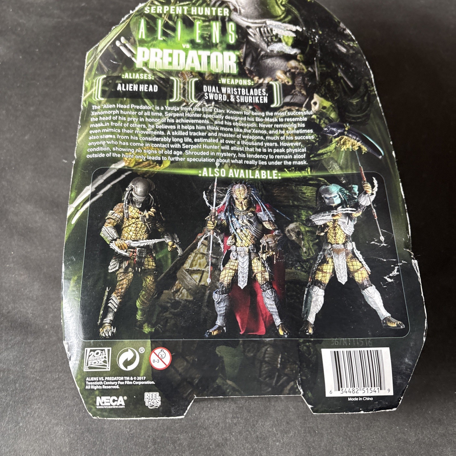 ALIENS VS PREDATOR SERPENT HUNTER NECA ACTION FIGURE HORROR 2017 NEW 2017
