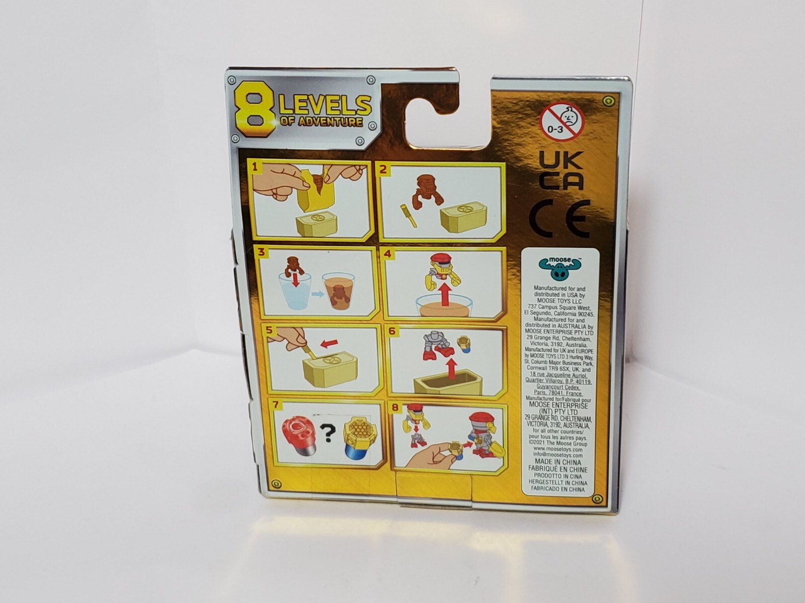 TREASURE X ROBOTS GOLD MINI ROBOTS – NEW