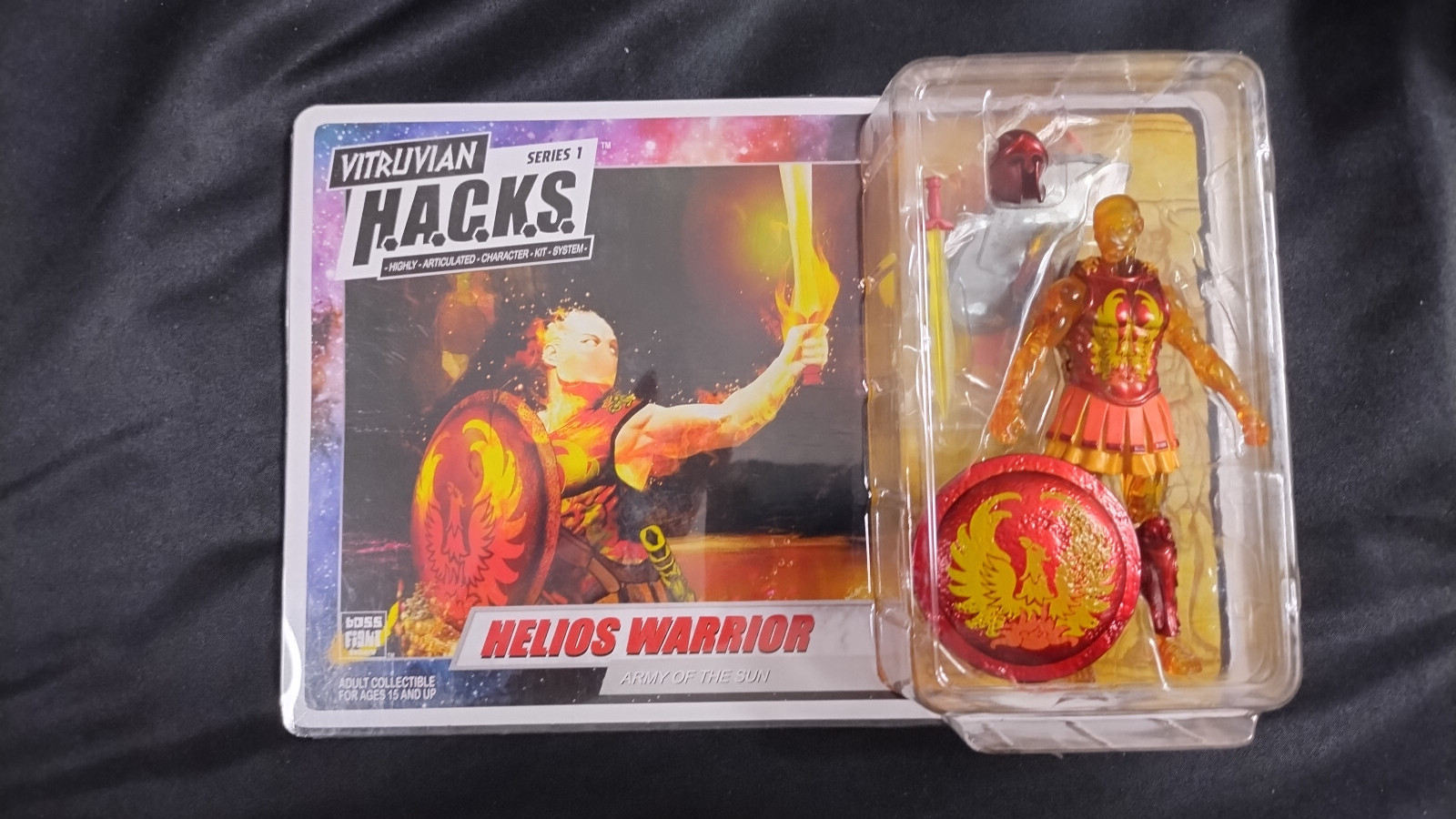Vitruvian Hacks Eos & Helios Sun Warriors Lot of 2 figures NIB BOSS FIGHT STUDIO