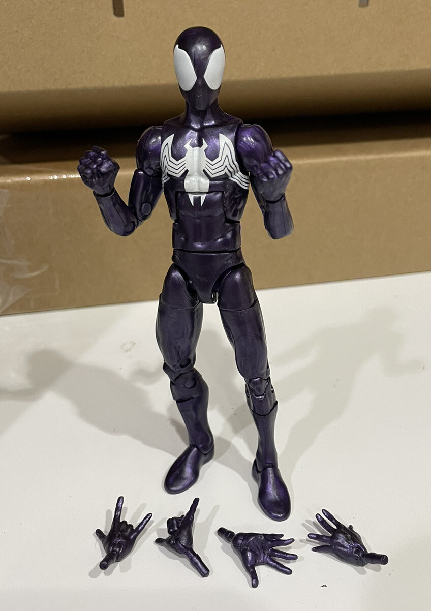 Marvel Legends 6&Prime; Ultimate Black Costume Spider-Man Amazon Exclusive 5 Pack New