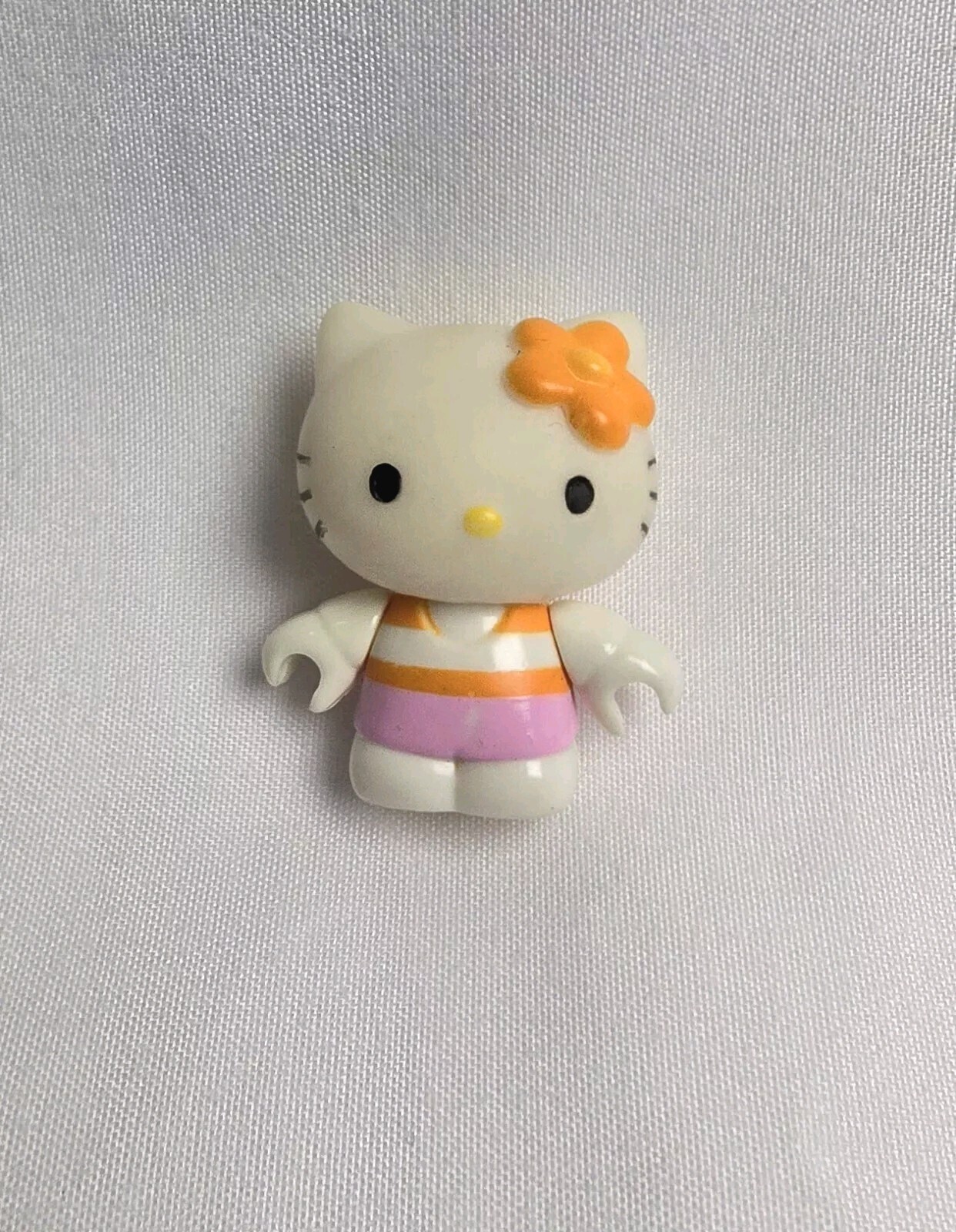 Sanrio Hello Kitty Replacement Mega Bloks Pink Shorts Striped Top Figurine 1.5in