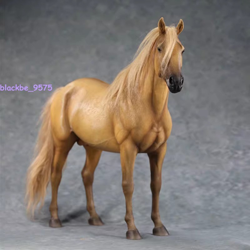 Jxk 1/6 Gallant Horse Mounted Warrior Figure Model Statue Toy No Characters Gift